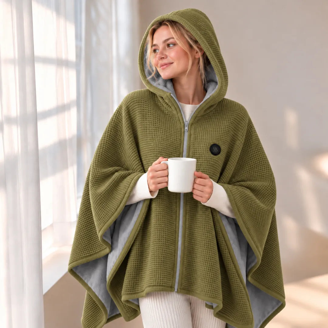 Wearable Heated Blanket Shawl – USB-Powered - Image 12