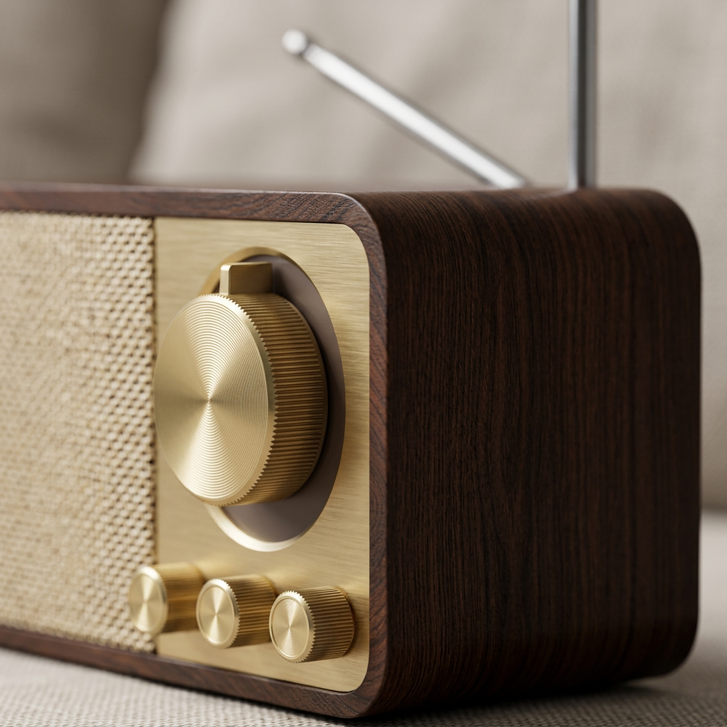 Retro Bluetooth Speaker | Vintage Wood-Style Wireless Audio for Home & Desk