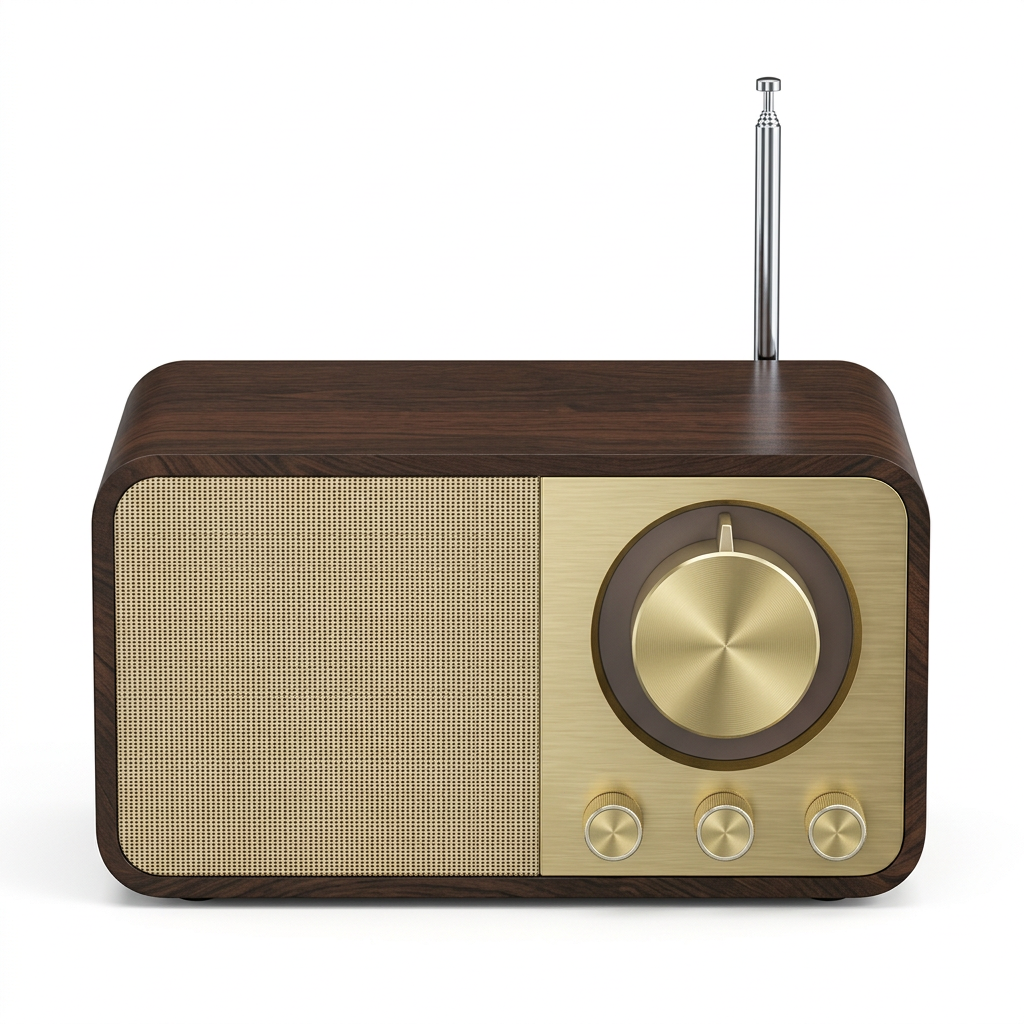 Retro Bluetooth Speaker | Vintage Wood-Style Wireless Audio for Home & Desk